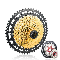 MTB 8 9 10 11 12 Speed Cassette Wide Ratio Freewheel Mountain Bicycle Sprockets 11-40T 42T 46T 50T 52T For Shimano Sram Sunrace