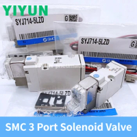 SYJ714/SYJ714R-5GZ/5LZ/5LOZ/5LZD/5MZ/5MOZ/5GD/-01/02 SMC 3 Port Solenoid Valve SYJ700 series FSQD