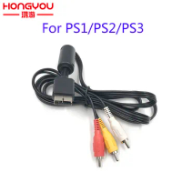1.5m Audio Video AV Cable Cord Wire RCA to AV Audio Video Wire Cable TV Lead for Sony Play Station for PS1 PS2 PS3 AV Cable