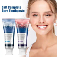 Himalaya Powder Salt Complete Care Toothpaste, Mint, 4.3 Whiter And Salt Oz Complete Teeth Toothpaste Breath, Care Fresh A8R9