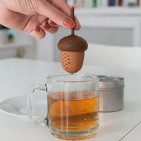 [Hare.D]現貨 松果造型泡茶器 造型濾茶 茶漏 迷你泡茶器 矽膠 濾茶器 泡茶 茶葉 茶水分離
