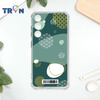 TRON 三星 S24 日系和風圓點銅錢招財系列 四角防摔載具殼 軟殼 手機殼