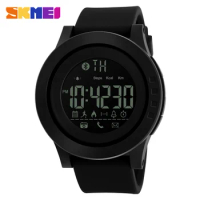 SKMEI 1255 Men Women Bluetooth Smart Watch Calorie Pedometer For Apple IOS Android Hours 50M Waterproof Digital Mens SmartWatch