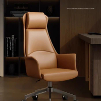 Luxurious Commerce Office Chair Leather Comfort Mobile Computer Boss Executive Office Chair Bedroom Silla Office Furniture Relax