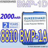 High Capacity GUKEEDIANZI Battery 2000mAh for Nokia 8810 BMP-1A BMP-1D