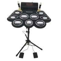 Good Quality Digital Drums Set Electric Percussion Electronic Drums Kit Double Pedal Drum for Kids