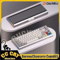 Dareu&amp;Chaosera Cupid65 Mechanical Keyboard Bluetooth Wireless Keyboards 65keys 2mode Gasket Rgb Hot Swap Gaming Esports Keyboard