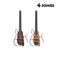 Donner HUSH-X 便攜式靜音電吉他／兩種顏色款式／旅行電吉他(原廠公司貨 品質保證)