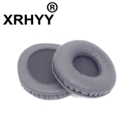 XRHYY Black Replacement Earpad Cushion For Sony MDR-V150 V250 V300 V100 V200 V400 DR-BT101 ZX100 ZX300 Headphones Headset 70MM