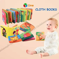 Baby Soft book cloth book buku edukasi kain bayi melatih sensorik dan motorik
