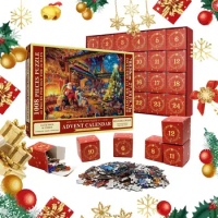Christmas Advent Calendar 24 Days Countdown To Christmas Exciting Educational Christmas Jigsaw Puzzle Advent Calendar For kids