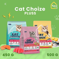 Cat Choize Plus 500Gr Makanan Kucing Adult Kitten Tuna 450G Catchoize Adult Tuna Salmon Cat Dry Food