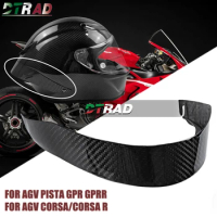 New For AGV Pista GPR GPRR Corsa R Full Carbon Fiber 100% Rear Trim Helmet Carbon-look Spoiler Deflector Motorcycle Helmet Parts