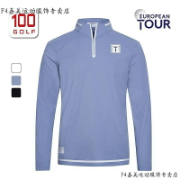 春秋新款高爾夫服裝男精品衣服長袖球衣秋冬季男裝運動立領長袖休閒速乾透氣上衣