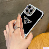 iPhone13 Pro Max 補妝鏡面手機殼 蘋果12 i11 13 X Xs max 鑽石鏡頭保護 14 防摔殼