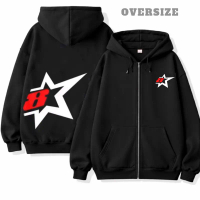 Áo Hoodie Oversize Áo Khoác Hoodie Zip Eight Star Nỉ Dày Form Rộng Unisex Có Bigsize S-4XL