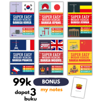 Buku Paket Lengkap Bahasa Korea Inggris Jepang Mandarin Jerman Prancis
