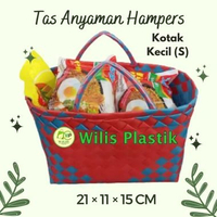 Wilis Plastik Tas Anyaman Plastik Souvenir murah untuk BERKATAN HAMPERS Parcel Hantaran Sembako