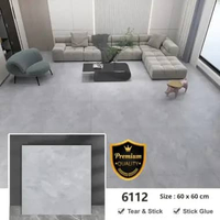 Sticker Lantai Keramik Granit 60cm x 60cm Stiker Lantai PVC Vynil Bahan Premium Granit 6112