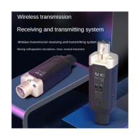 Wireless Microphone System UHF Wireless XLR Transmitter and Receiver for Dynamic Microphone, Audio Mixer, PA System