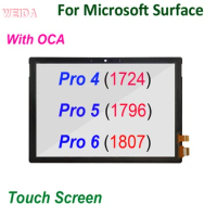 Touch Screen For Microsoft Surface Pro 4 1724 Pro 5 1796 Pro 6 1807 Touch Screen Digitizer Front Glass Panel Replace with OCA