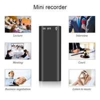 MINI DIGITAL Recorder 8GB dimitaphone สเตอริโอ MP3เครื่องเล่นเพลง3 in 1 8GB หน่วยความจำ USB Flash Disk