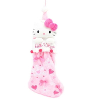 【震撼精品百貨】Hello Kitty 凱蒂貓~日本SANRIO三麗鷗 Kitty聖誕襪-粉*15045