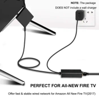 Streaming TV Sticks Micro USB to Ethernet Adapter RJ45 10/100Mbps For Chromecast fire stick 4K Google Home Mini Network Adapter