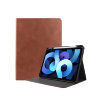 【Didoshop】iPad Air 10.9吋 2020 牛皮紋平板皮套 保護套(PA232)