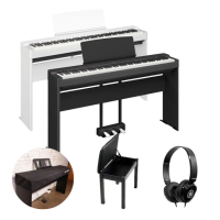 【Yamaha 山葉音樂音樂】P225 88鍵 數位鋼琴 附琴椅可放樂譜(贈原廠耳機/保養油/原保15個月/全新公司貨)