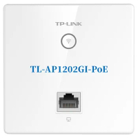 Tp-link AC1200 Dual Band Gigabit Wireless Panel AP TL-AP1202GI-PoE Poe Access Point 11AC 2.4G/5G RJ45 Type 86 Fat and Thin