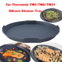 For Thermomix TM5/TM6/TM31 Silicone Steamer Tray Steaming Fish Tray For The Varoma Heat-Resistant Food Heating Kitchen Accessory