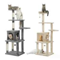 Domestic Delivery Cat Climbing Frame Cat Scratching Post Tree Scratcher Pole Furniture Cat Toy plac zabaw dla kota Pet Products