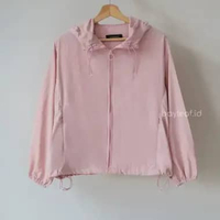 Bayleaf.id Owen Jacket Basic Polos / Jaket Parasut Olahraga Wanita XL PINK PASTEL
