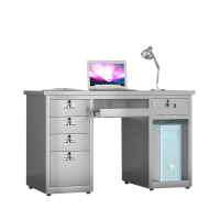 不銹鋼辦公桌無塵車間實驗室長方形工作臺診療桌子帶抽屜鎖電腦桌