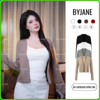 (MỞ BÁN) Áo khoác Cardigan dáng vừa midway thanh lịch BYJANE - 922VN COD