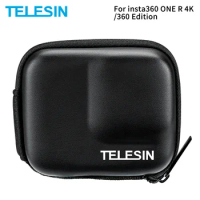 TELESIN Mini Bag Protective Cover EVA Half Open Quick Release Carrying Case for Insta360 ONE R 4K ONE R 360 Edition Accessories