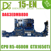 KEFU M09412-001M09412-601 Mainboard For HP Omen 15-EN 15Z-EN Laptop Motherboard DAG3EDMB8D0 Ryzen 5-4600H GTX1650Ti-V4GB DDR4