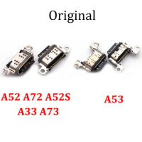 10PCS Original For Samsung Galaxy A54 A52 A72 A52S A33 A73 A53 4G 5G USB Charging Port Dock Plug Charger Connector Socket