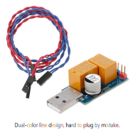 Đồng hồ USB với thẻ chó, khởi động lại tự động không cần giám sát, màn hình Xanh Biển để chơi game P