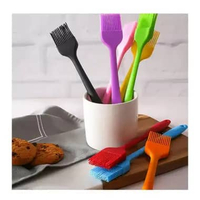 KUAS ROTI SILIKON 21CM KUAS ROTI GAGANG PANJANG KUAS PENGOLES MENTEGA KUAS KUE BBQ SILIKON