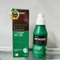 【Đang hot】 【Mới 2025】 Súc họng, súc miệng Betadine chai 125ml