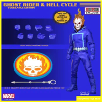 100% Original Mezco TOYZ Ghost Rider 1/12 Collective Ghost Rider Hell Cycle In Stock Anime Action Co