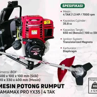 MESIN POTONG RUMPUT YAMAMAX 4 TAK YX 35