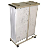 AnCun TA-H02 Top-mounted Heavy Duty File Rack Retractable Movable