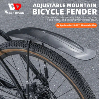 Bicycle Mudguard Fenders Lightweight Adjustable Quick Release Mudguard Protect 26-29 Inch MTB Mountain Bike Accessories
