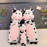【玩偶】可愛奶牛抱枕大號仿真牛長條午睡枕頭毛絨玩具佈娃娃男女朋友禮物