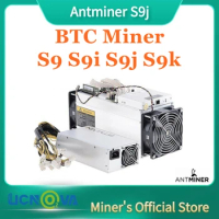Free Shipping AntMiner S9j14T 14.5T BITMAIN With PSU ASIC Miner SHA-256 Bitecion BTC BCH Miner Other Sale Antminer All Model