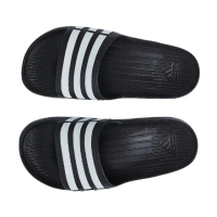【adidas 愛迪達】Duramo Slide 男鞋 女鞋 黑色 中性 愛迪達 運動 休閒 輕量 舒適 防水 拖鞋 G15890