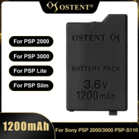 OSTENT 3.6V 1200mAh Replacment Battery For Sony PSP 2000 3000 PSP-S110 Gamepad Real Capacity Rechargeable Battery